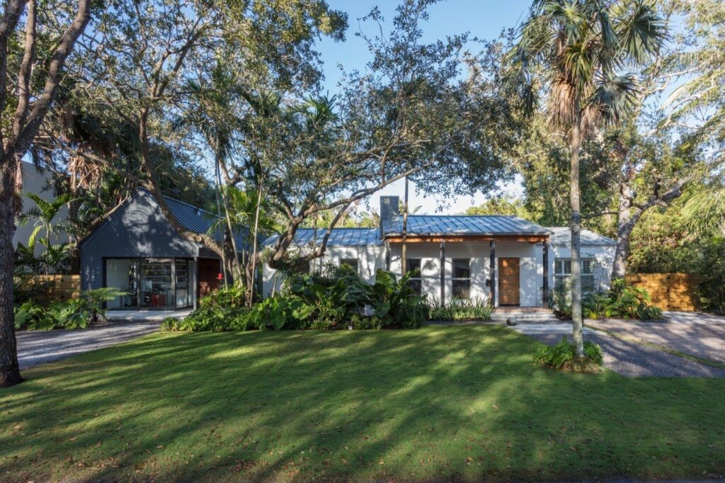 Modern South Florida home with a professionally designed home addition.
