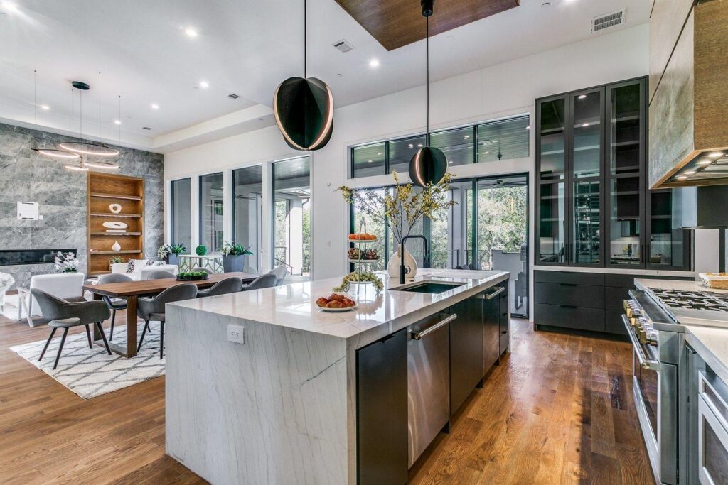 Luxury modern kitchen that increases home value and attracts potential buyers.