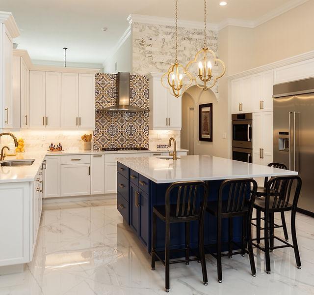 Luxury kitchen remodel with custom cabinets that improves home value and buyer appeal