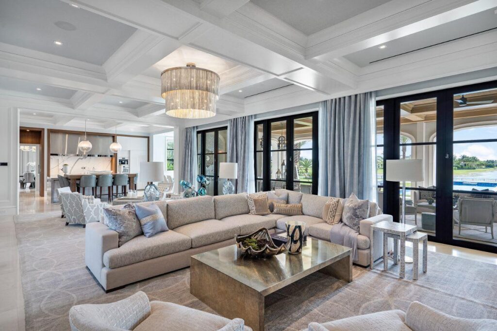 Beautifully finished modern Florida home with timeless interior design