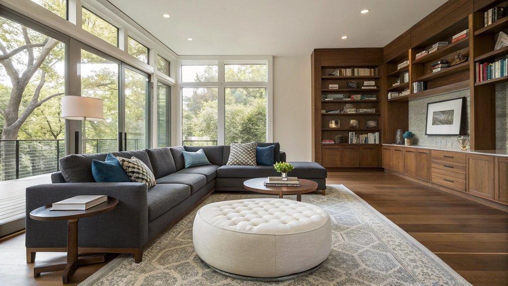 Flexible multipurpose room designed for changing family needs