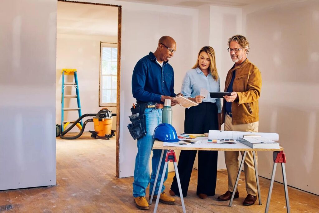 Florida homeowners planning a quality remodeling investment with a contractor